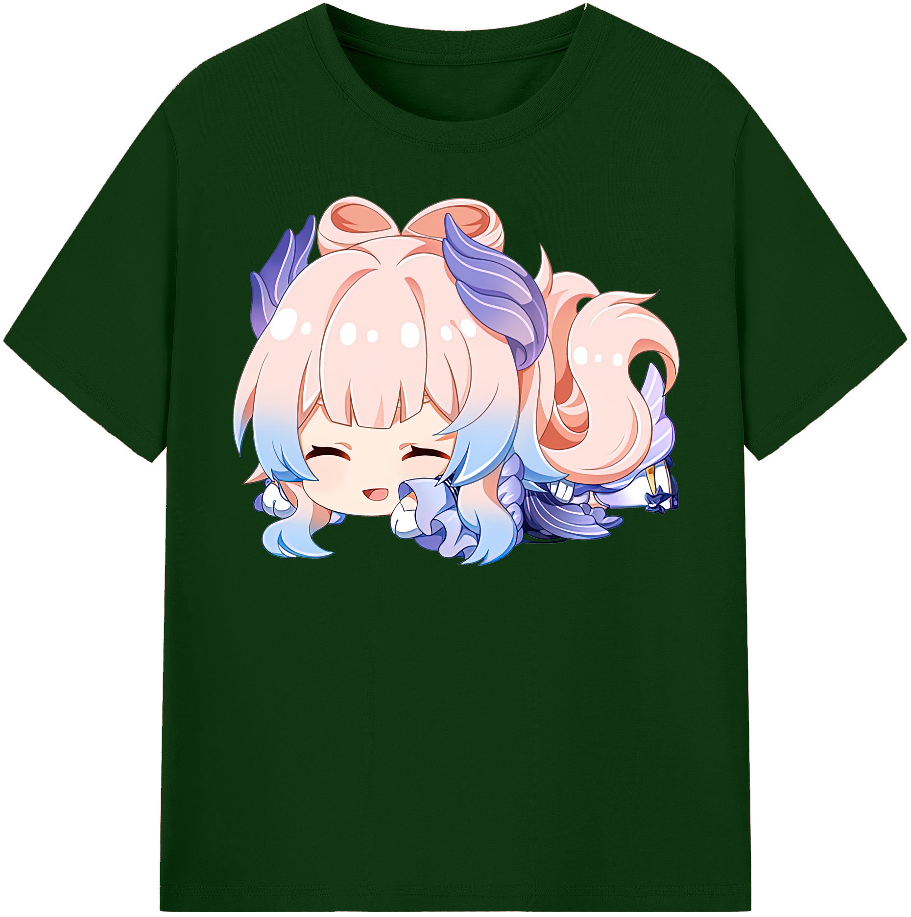 げんし神 珊瑚宮心海 サンゴノミヤ・ココミ genshin Sangonomiya Kokomi 綿100％半袖Tシャツ（フロントプリント）
